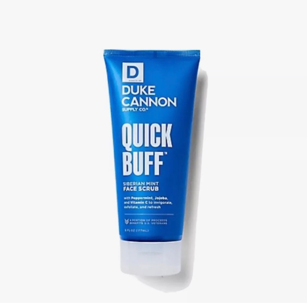 Duke Cannon Quick Buff Siberian Mint Face Scrub 6 fl oz NEW